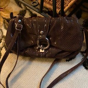 Vintage Big Buddha Bag w Silver Hardware